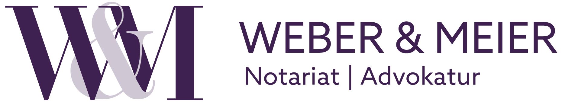 Logo Weber & Meier Notariat Advokatur